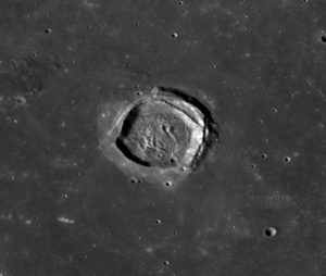Square Craters on the Moon